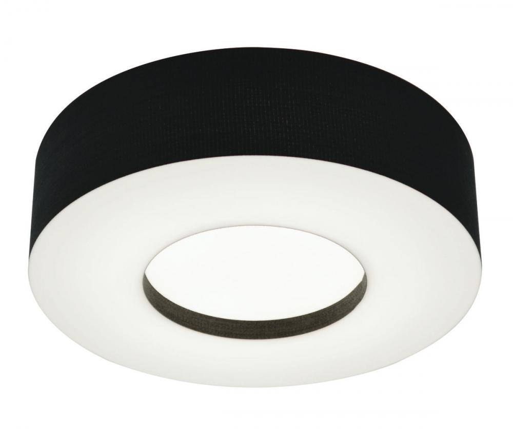 Montclair 20'' LED Flush,120-277V,3 CCT,BK,MS