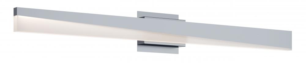 Slant 36'' LED Vanity,120-277V,33W,5 CCT,SN