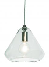 AFX Lighting, Inc. AGP10MBSNCL - Armitage Pendant - Satin Nickel - Clear