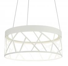 AFX Lighting, Inc. BONP2032L30D1BK - Boon Pendant - Black Finish - White Acrylic Shade