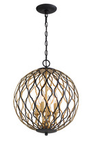 Minka-Lavery 2404-680 - Gilded Glam - 4 Light Pendant