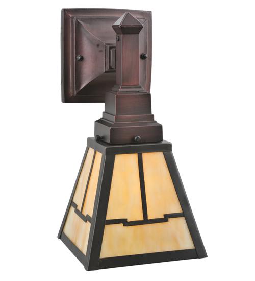 8.75" Wide Valley View Mission Wall Sconce