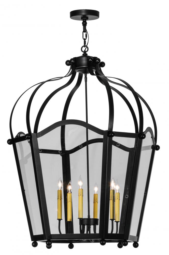 32"W Citadel 6 Light Pendant