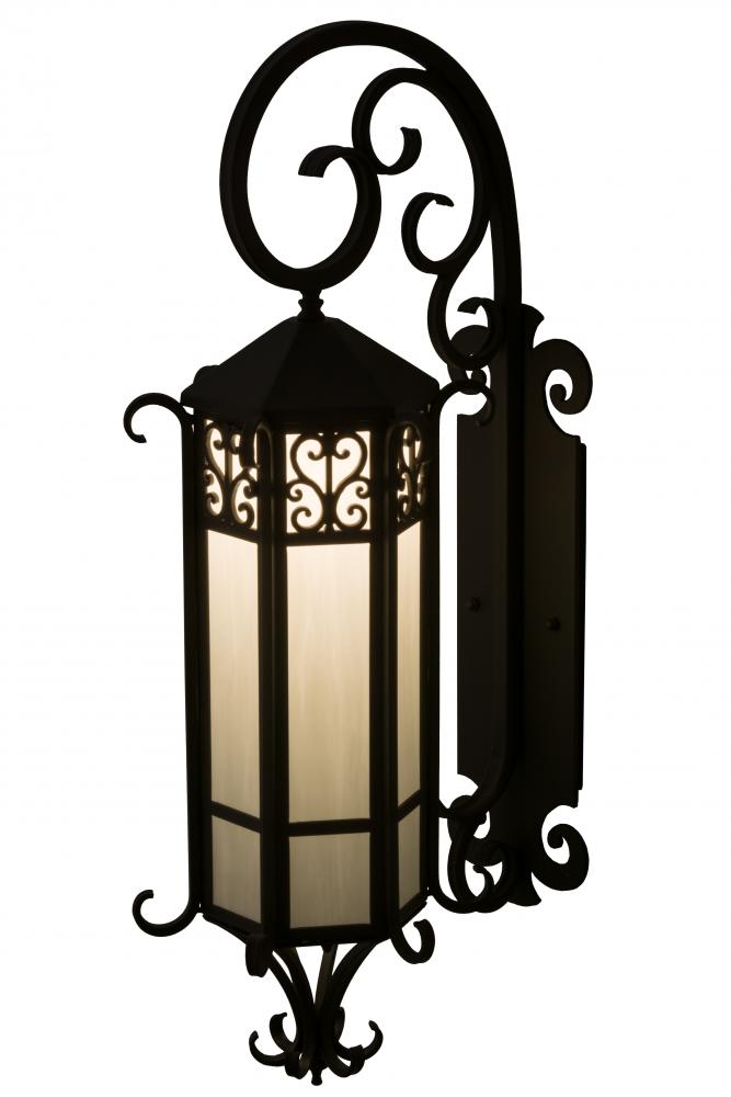 12"W Caprice Lantern Wall Sconce