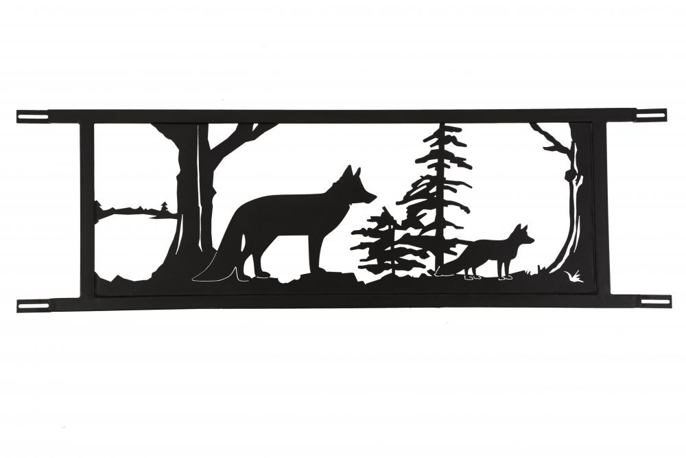 94.5"W Neversink Bridge Fox Decor