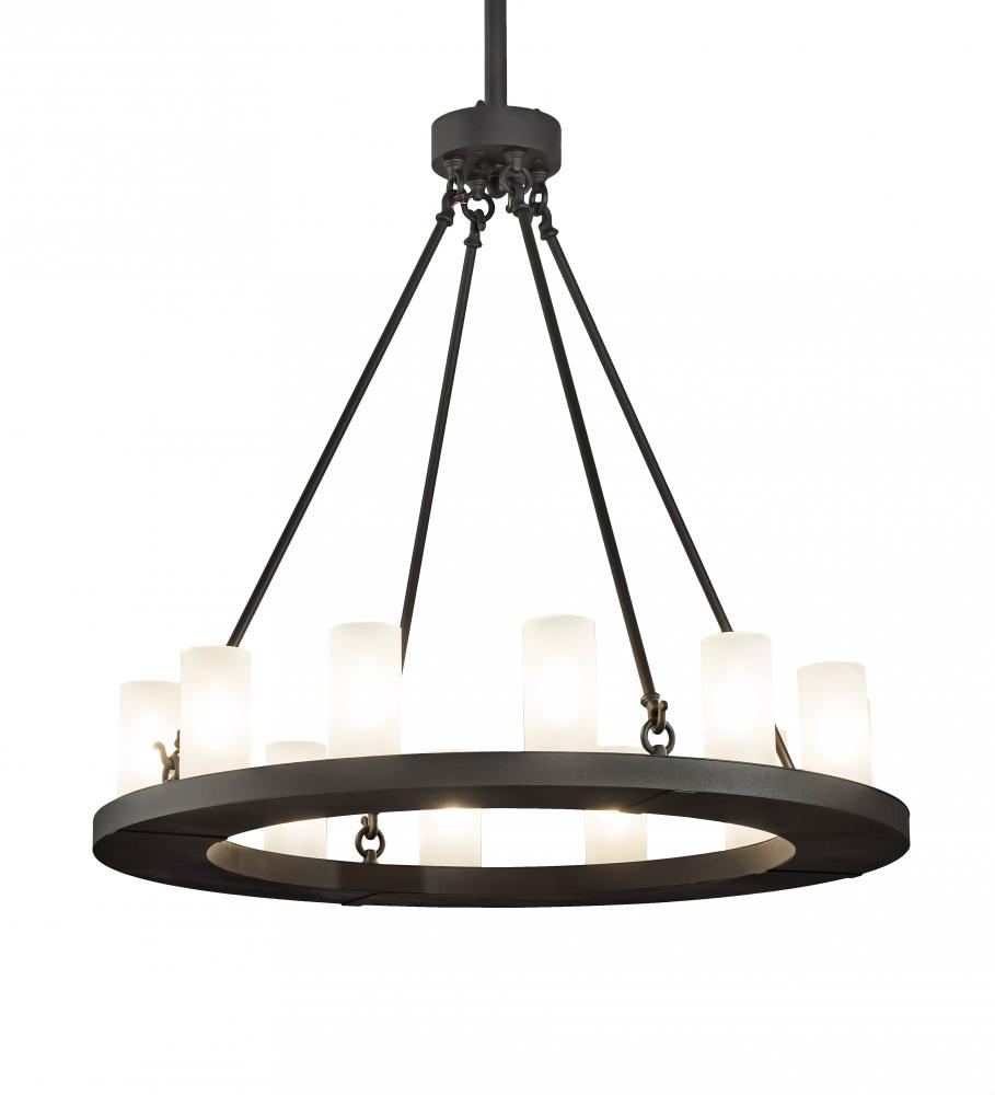 36" Wide Loxley 12 Light Chandelier