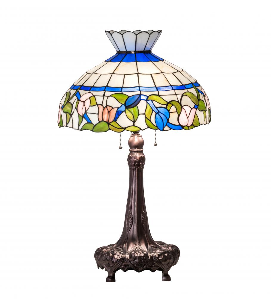 33" High Rose Vine Table Lamp