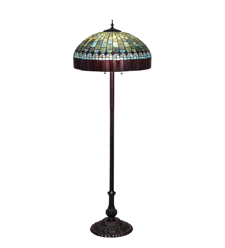 62" High Tiffany Candice Floor Lamp