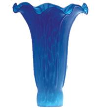 Meyda Blue 10202 - 3"W x 5"H Blue Lily Shade