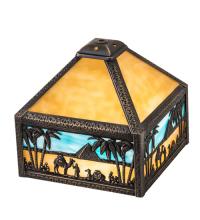 Meyda Blue 10801 - 9" Square Camel Shade