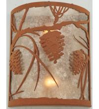 Meyda Blue 110930 - 10"W Whispering Pines Wall Sconce