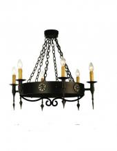 Meyda Blue 111562 - 24" Wide Warwick 6 Light Chandelier