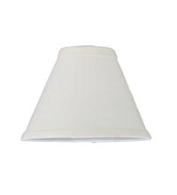 Meyda Blue 116576 - 7"W X 5"H Natural Linen White Fabric Shade