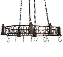 Meyda Blue 121343 - 42.5"L Revival Deco Oblong Pot Rack