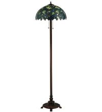 Meyda Blue 124814 - 63"H Nightfall Wisteria Floor Lamp