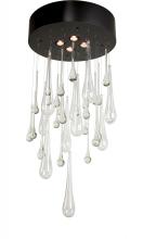 Meyda Blue 139392 - 24" Wide Teardrop Crystal Chandelier