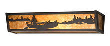 Meyda Blue 14344 - 24" Wide Canoe At Lake Vanity Light