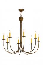 Meyda Blue 146054 - 36"W Cheal 8 LT Chandelier