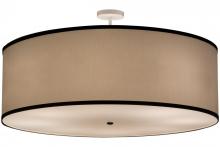 Meyda Blue 160458 - 48" Wide Cilindro Beige Textrene Pendant