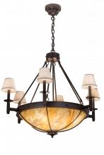 Meyda Blue 173511 - 36"W Freya 6 LT Chandelier