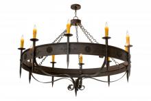 Meyda Blue 173532 - 66"W Calandra 10 LT Chandelier