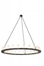 Meyda Blue 174744 - 72"W Loxley 24 LT Chandelier