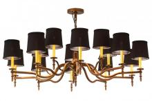 Meyda Blue 175881 - 52" Wide Toby 15 Light Chandelier