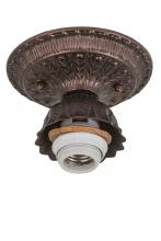  190897 - 5.25"W Mahogany Bronze 1 LT Flushmount Hardware