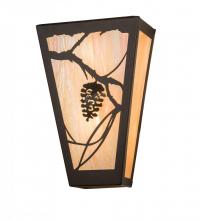 Meyda Blue 192001 - 11" Wide Whispering Pines Wall Sconce
