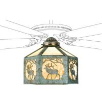 Meyda Blue 22340 - 13"W Lone Elk Fan Light Shade