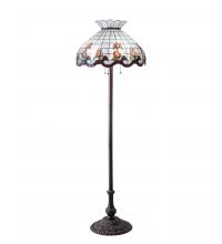Meyda Blue 228096 - 62" High Roseborder Floor Lamp