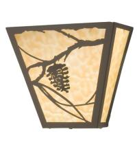 Meyda Blue 23949 - 13"W Whispering Pines Wall Sconce
