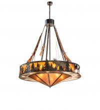 Meyda Blue 243235 - 76.5" Wide Roosevelt Inverted Pendant