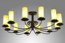 Meyda Blue 249649 - 54" Wide Atria 12 Light Chandelier