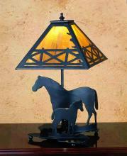 Meyda Blue 26727 - 22" High Mare & Foal Table Lamp