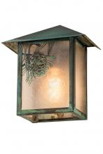 Meyda Blue 41248 - 9"W Seneca Winter Pine Wall Sconce