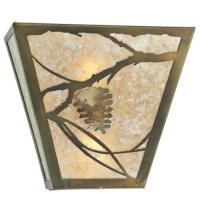 Meyda Blue 52063 - 13"W Whispering Pines Wall Sconce