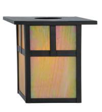 Meyda Blue 83246 - 6.5" Square Hyde Park "T" Mission Shade