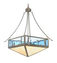 Meyda Blue 98702 - 22" Square Golf Inverted Pendant