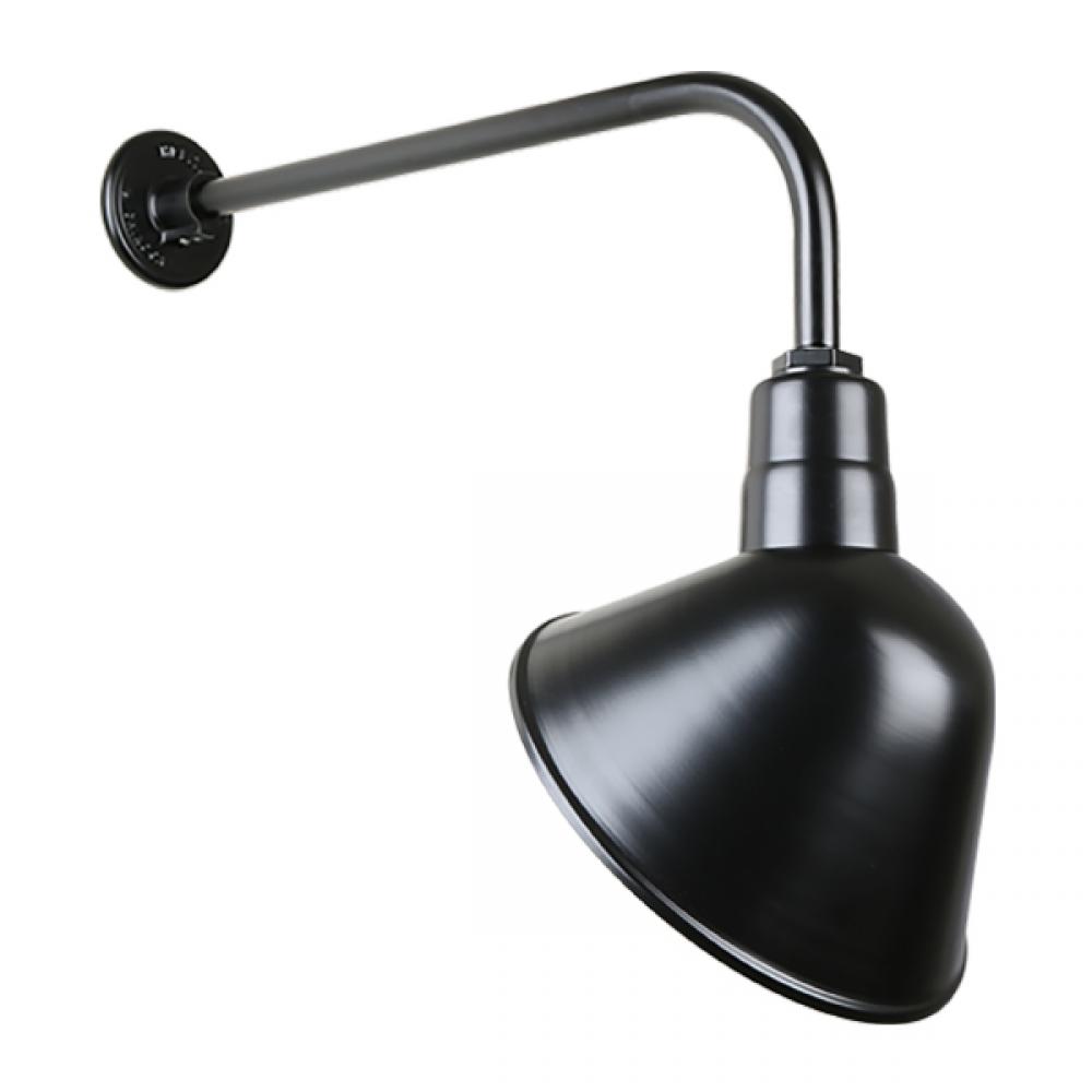 12" Gooseneck Light Angle Shade, QSNB-13 Arm