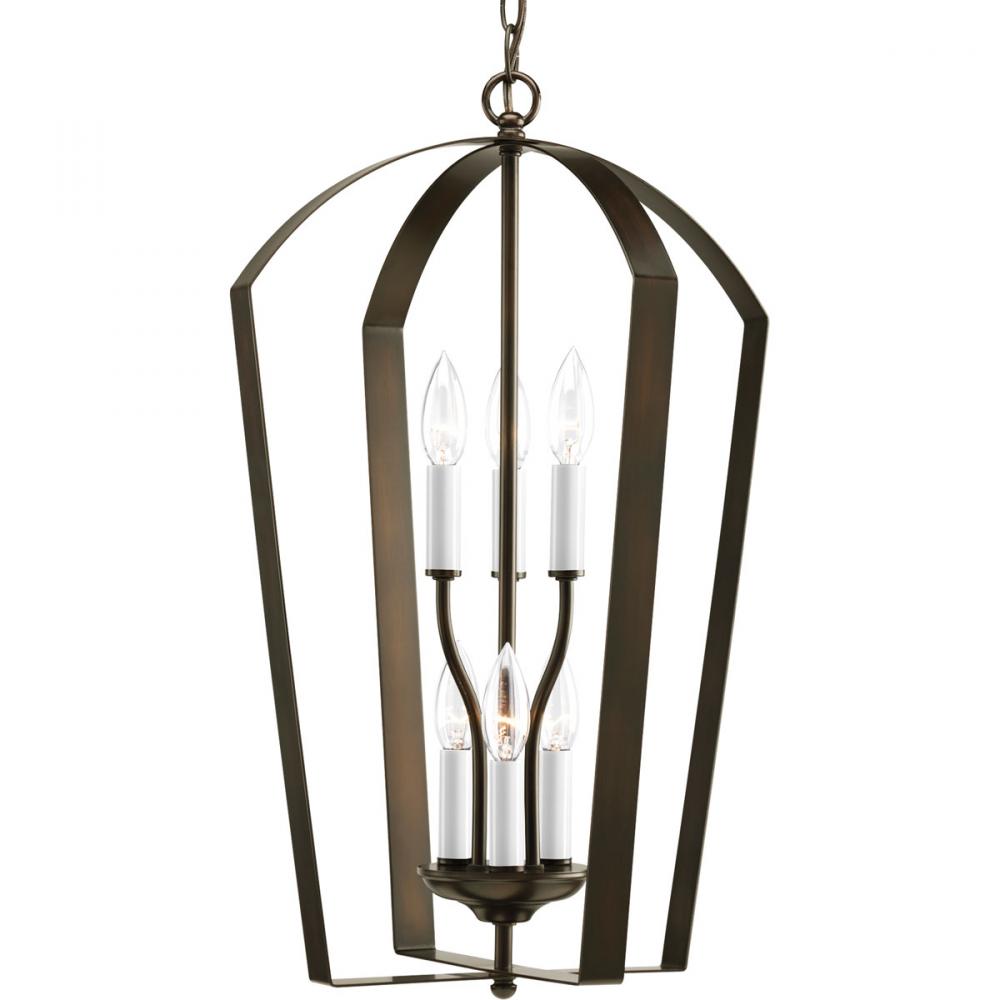 Gather Collection Six-Light Foyer Pendant