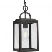 Progress P550064-020 - Grandbury Collection One-Light Transitional Antique Bronze Clear Glass Outdoor Hanging Light