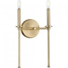 Progress P710107-163 - Elara Collection Two-Light New Traditional Vintage Brass Wall Light