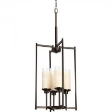 Progress P3977-20 - Alexa Collection Four-Light Foyer Chandelier