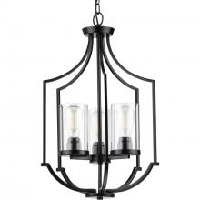 Progress P500209-031 - Lassiter Collection Three-Light Matte Black Foyer