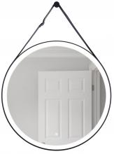 Craftmade MIR105-FB - 30Ã¢â‚¬Â Round LED Mirror, dimmer, defogger, removable decorative strap & hardware, 3000K