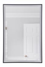 Craftmade MIR113-FB - 24" x 36" Black Frame LED Mirror, Defogger & Dimmer, 3000K/4000K/5000K