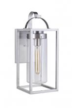 Craftmade ZA4824-SA - Neo 1 Light Large Outdoor Wall Lantern in Satin Aluminum