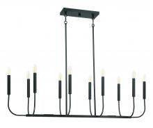 Craftmade 59870-FB - Traci 10 Light Island in Flat Black