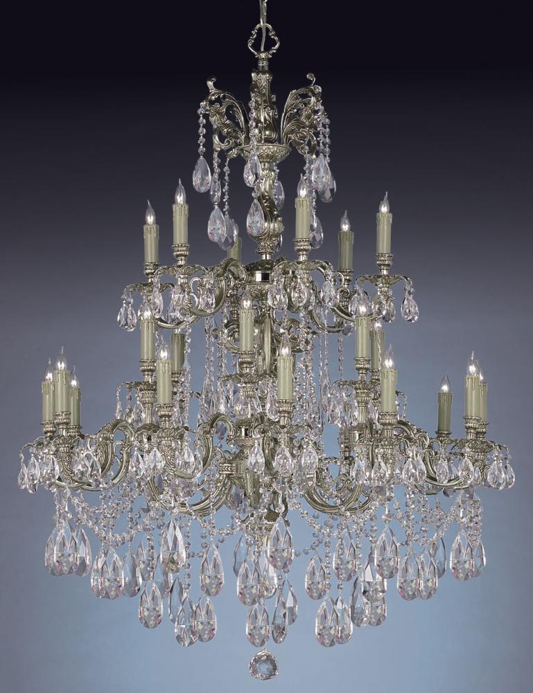 Crystorama Novella 24 Light Clear Crystal Chandelier